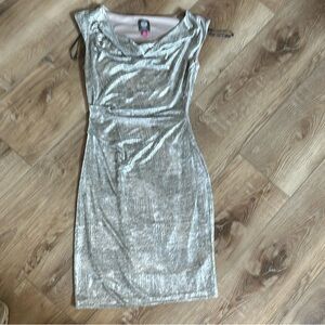 Vince Camuto cocktail Silver Dress